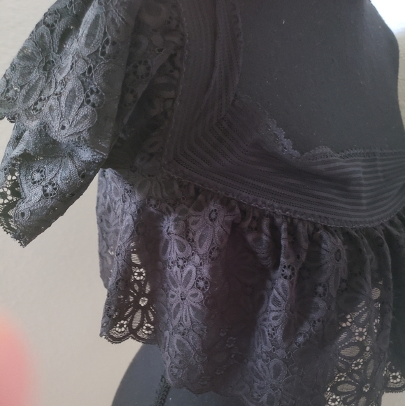 New Victoria's Secret lLacy Peasant Top Bra - Picture 10 of 10